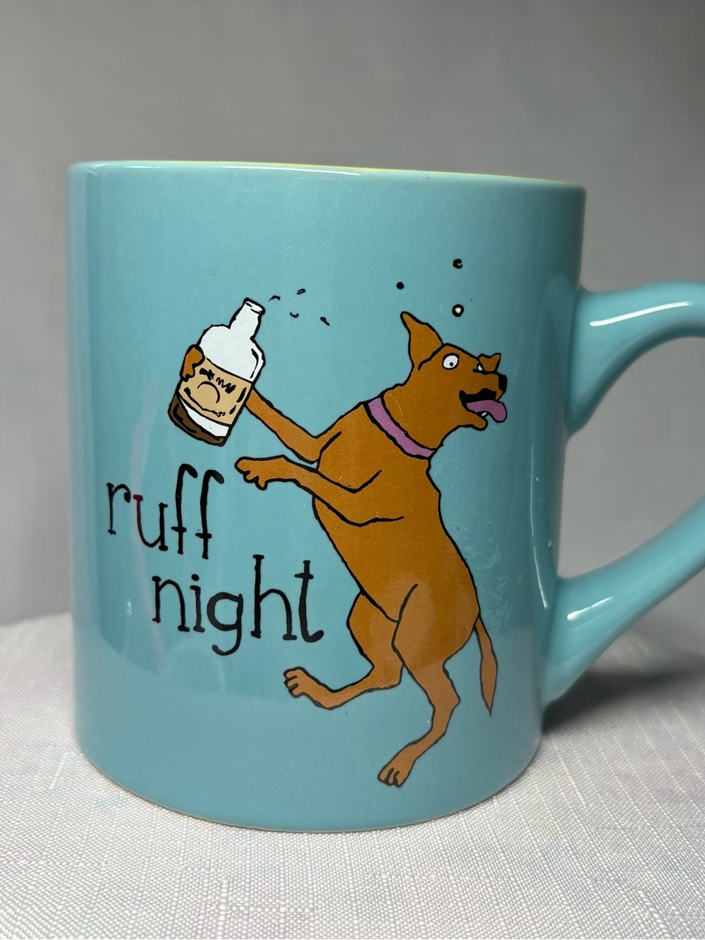 Hatley Turquoise "Ruff Night" Dog Mug - Picture 2 of 6